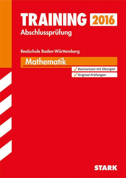 Training Abschlussprüfung Realschule Baden-Württemberg - Mathematik