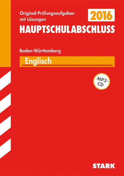 Abschlussprüfung Hauptschule Baden-Württemberg - Englisch, mit MP3-CD