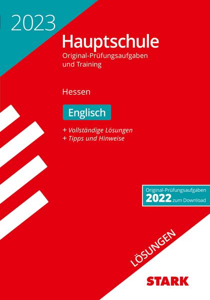 STARK Lösungen zu Original-Prüfungen und Training Hauptschule 2023 - Englisch - Hessen