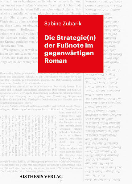 Die Strategie(n) der Fußnote im gegenwärtigen Roman