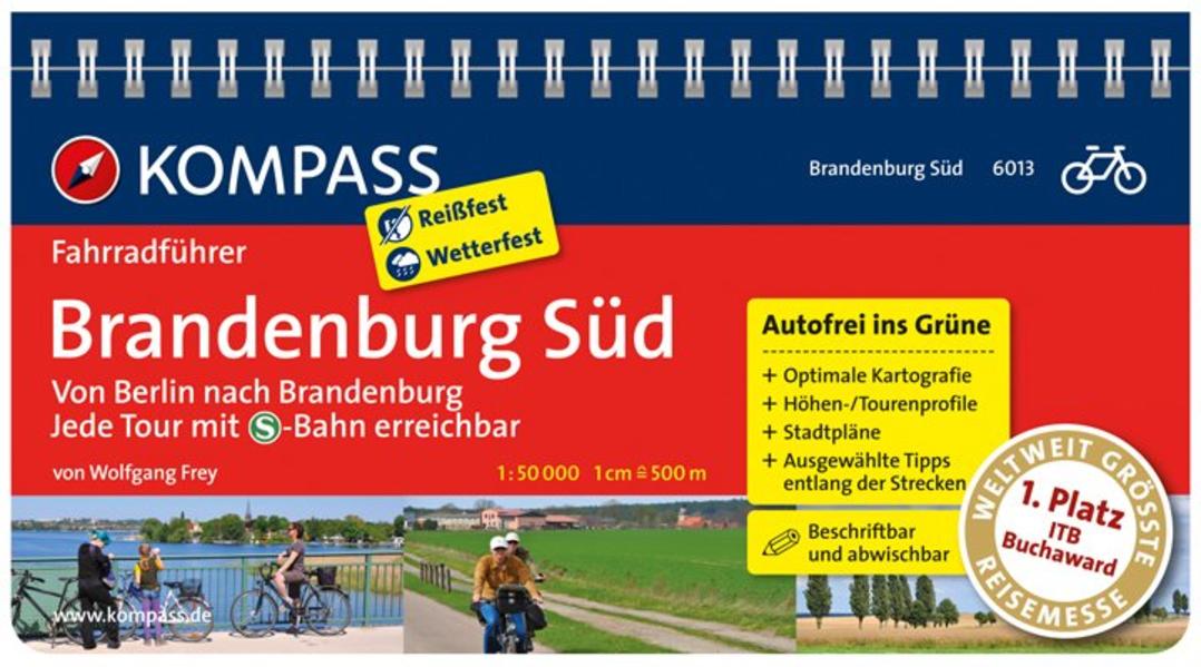 KOMPASS Fahrradführer Brandenburg Süd, Von Berlin nach Brandenburg