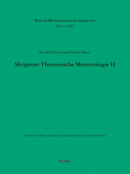 Skriptum Theoretische Meteorologie II