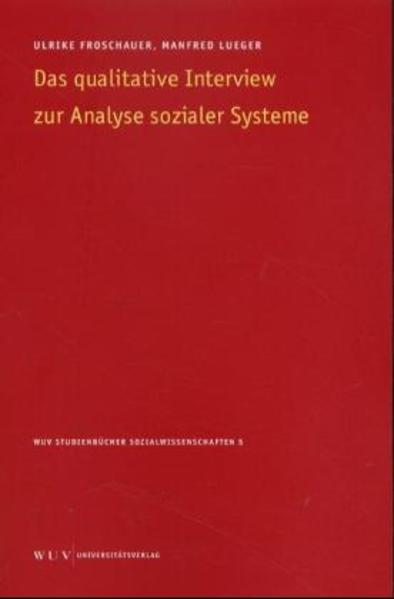 Das qualitative Interview zur Analyse sozialer Systeme