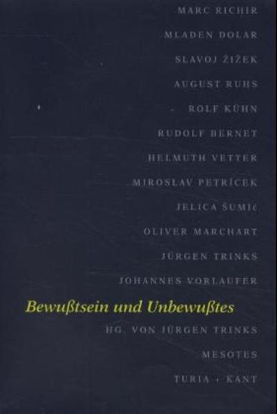Mesotes. Jahrbuch für philosophischen Ost-West-Dialog / Bewusstsein und Unbewusstes