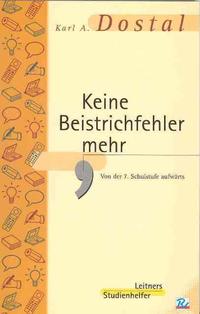 Keine Beistrichfehler mehr