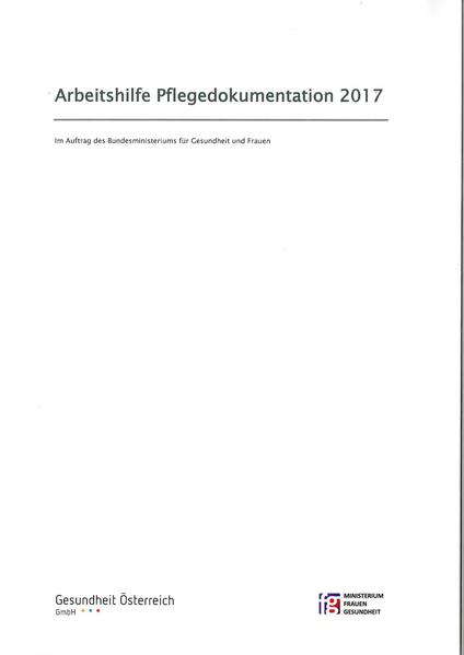 Arbeitshilfe Pflegedokumentation 2017