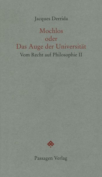 Mochlos oder Das Auge der Universität
