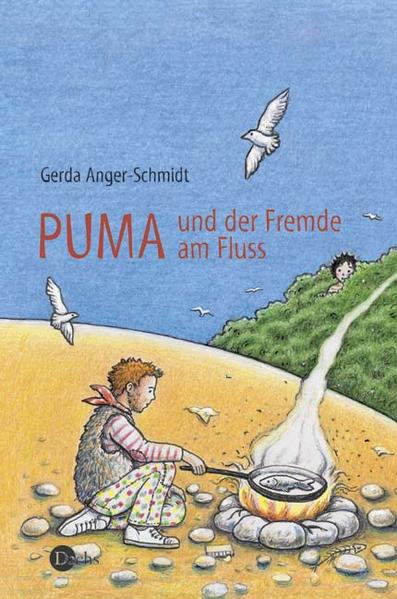 Puma und der Fremde am Fluss