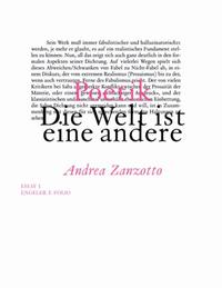 Die Welt ist eine andere. Poetik