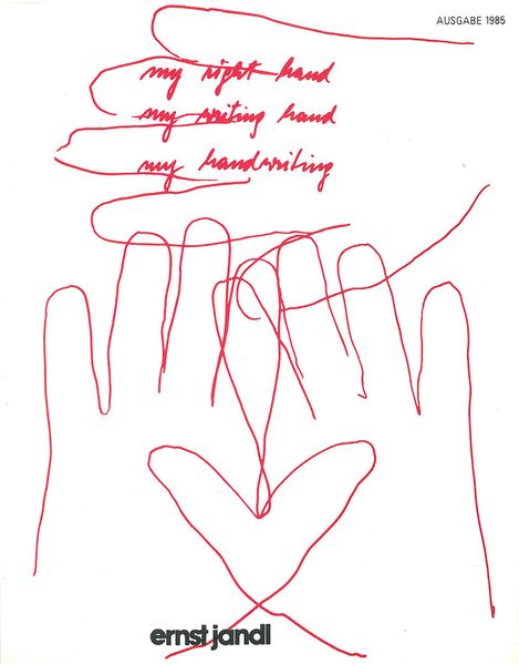 My right hand - my writing hand - my handwriting
