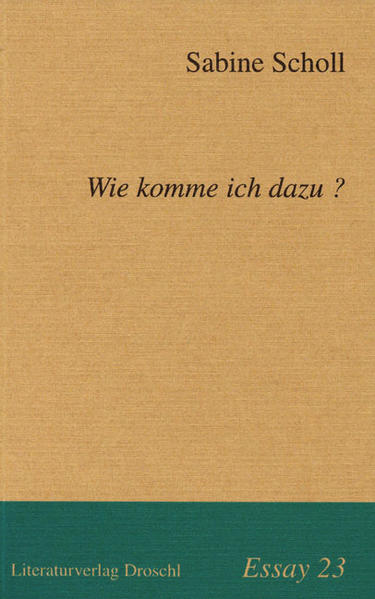Wie komme ich dazu?