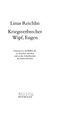 Kriegsverbrecher Wipf, Eugen