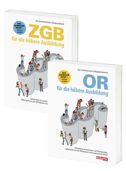 Buchset OR und ZGB für die höhere Ausbildung