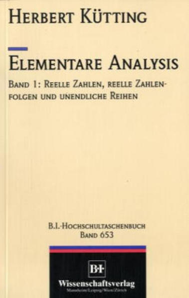 Elementare Analysis, Band 2