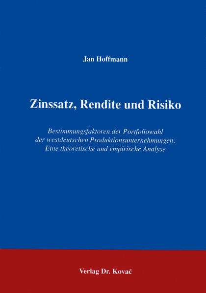 Zinssatz, Rendite und Risiko