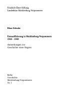Entnazifizierung in Mecklenburg-Vorpommern