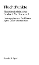 Jahrbuch für Literatur / Fluchtpunkte