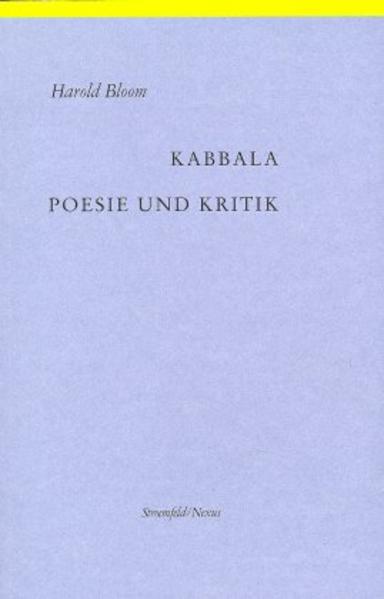 Kabbala - Poesie und Kritik