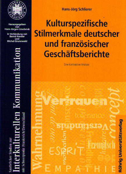Kulturspezifische Stilmerkmale deutscher und französischer Geschäftsberichte