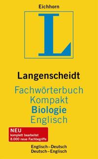 Langenscheidt Fachwörterbuch Kompakt Biologie Englisch