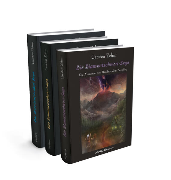 Die Bandath-Saga. Gesamtausgabe der Trilogie Diamantschwert-Saga, Dämonenschatz-Saga und Drachenfriedhof-Saga
