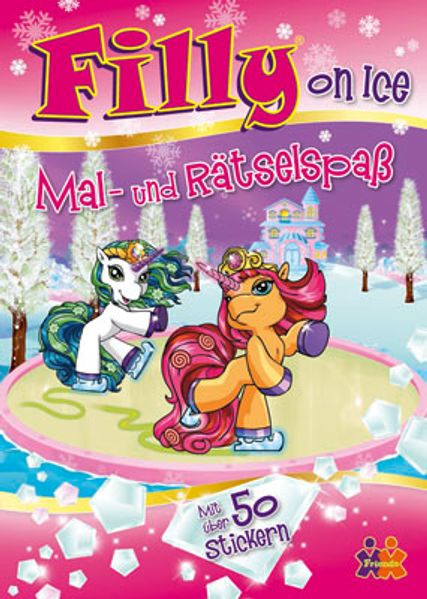 Filly On Ice. Mal-und Rätselspaß