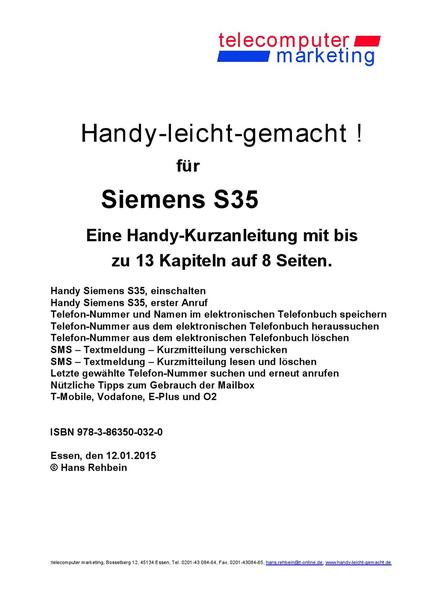 Siemens S35-leicht-gemacht