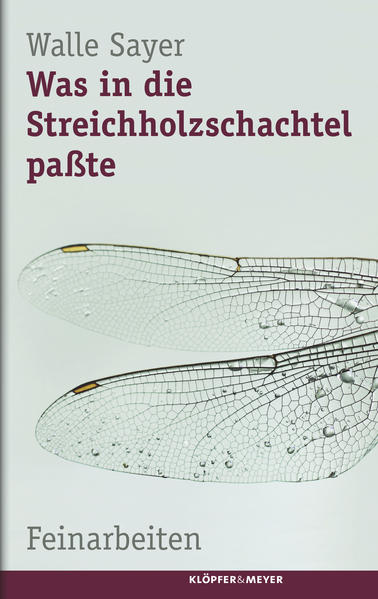 Was in die Streichholzschachtel paßte