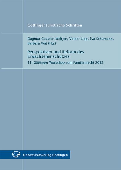 Perspektiven und Reform des Erwachsenenschutzes