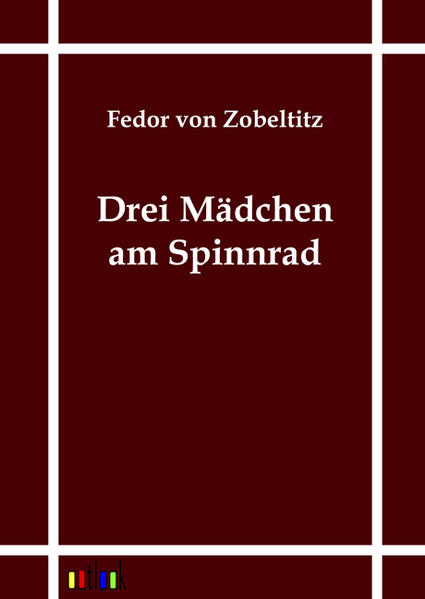 Drei Mädchen am Spinnrad