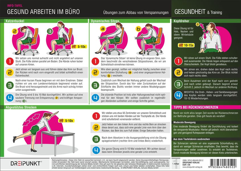 Gesund arbeiten im Büro