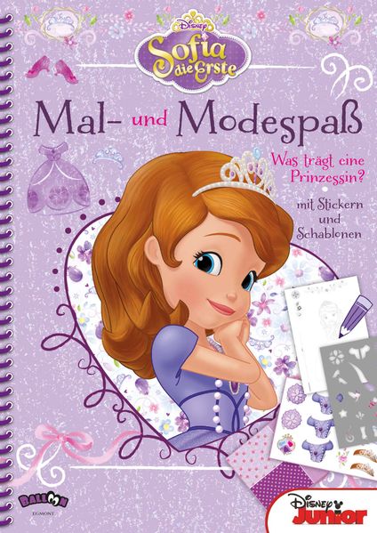 Sofia die Erste - Mal- und Modespaß