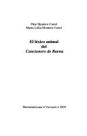 El léxico animal del 'Cancionero de Baena'