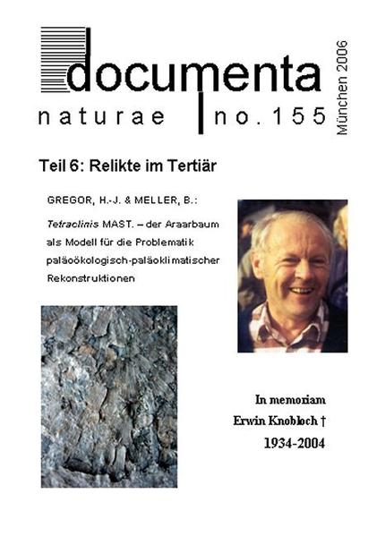 Tetraclinis MAST. – der Araarbaum als Modell für die Problematik paläoökologisch-paläoklimatischer Rekonstruktionen