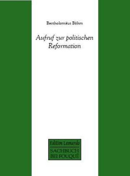 Aufruf zur politischen Reformation