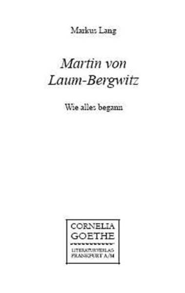 Martin von Laum-Bergwitz