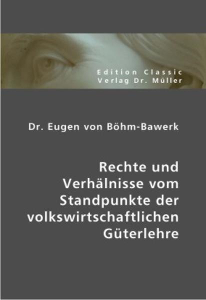 Dr. Eugen von Böhm-Bawerk