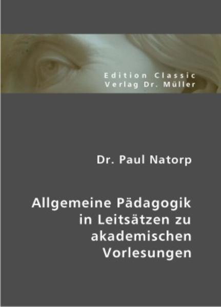 Dr. Paul Natorp