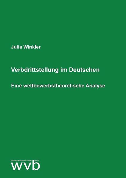 Verbdrittstellung im Deutschen
