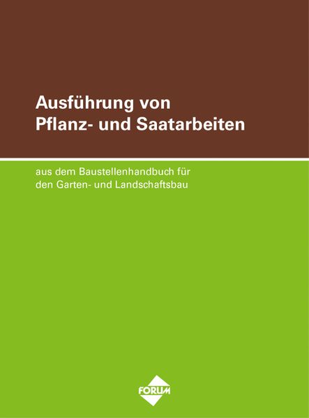 Ausführung von Pflanz- und Saatarbeiten