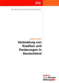 Verbriefung von Krediten und Forderungen in Deutschland