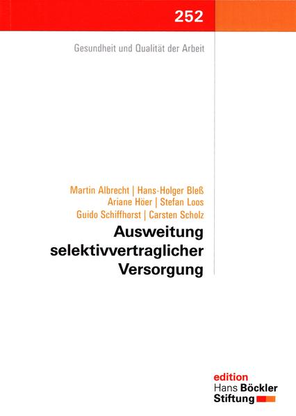 Ausweitung selektivvertraglicher Versorgung