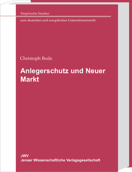 Anlegerschutz und Neuer Markt