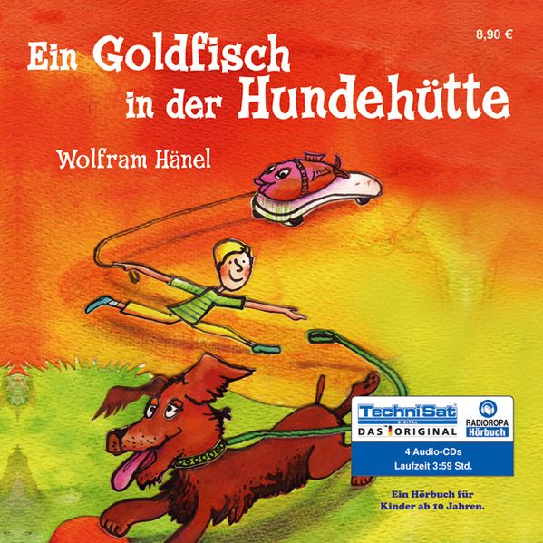 Ein Goldfisch in der Hundehütte