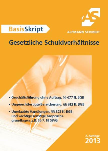Gesetzliche Schuldverhältnisse