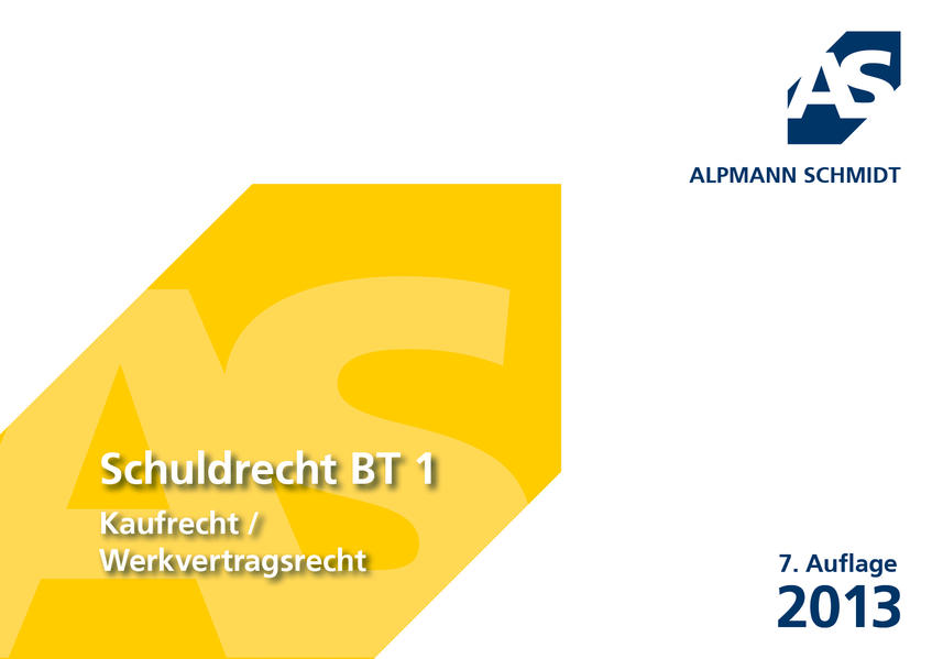 Schuldrecht BT 1
