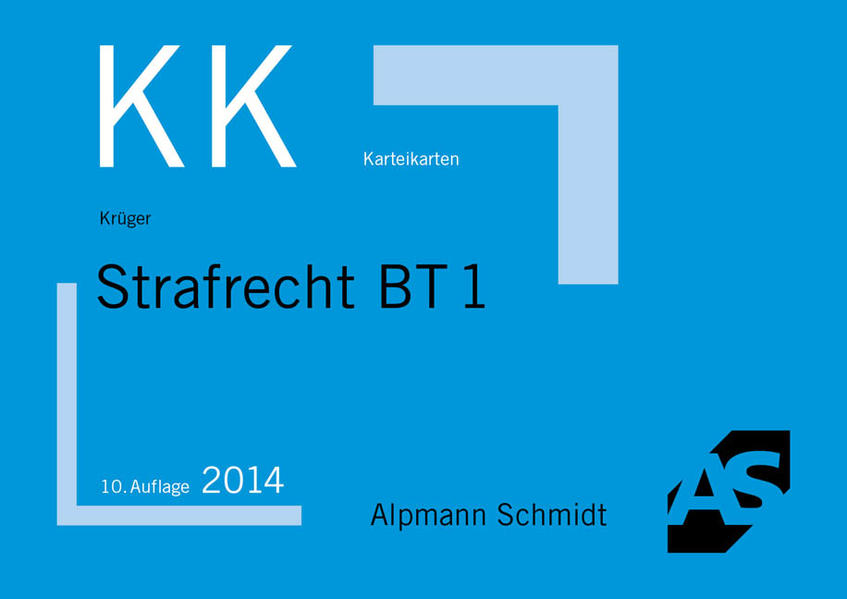 Karteikarten Strafrecht BT 1