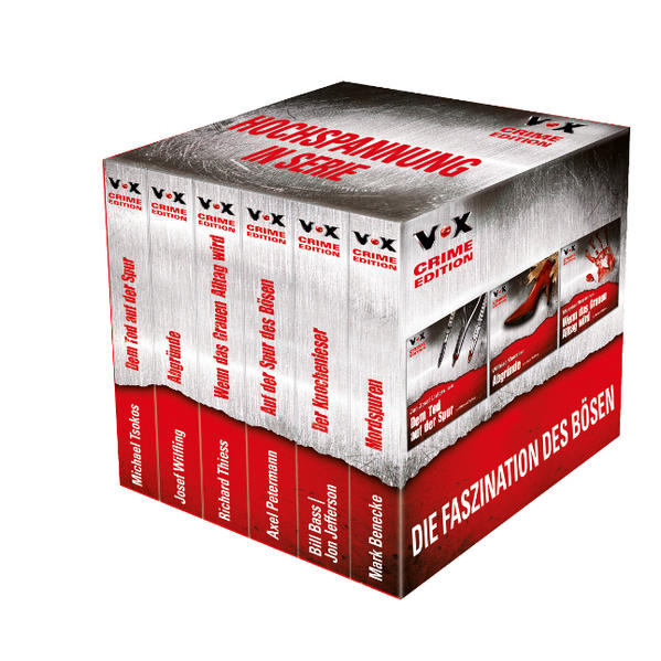 VOX CRIME EDITION-Box. 6 TRUE CRIME-Bestseller im hochwertigen Schuber