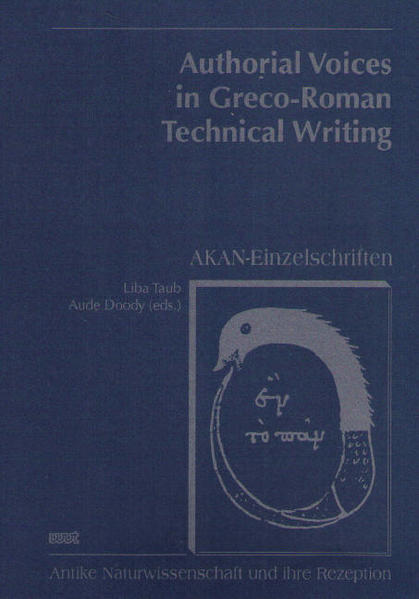 Authorial Voices in Greco-Roman Technical Writing