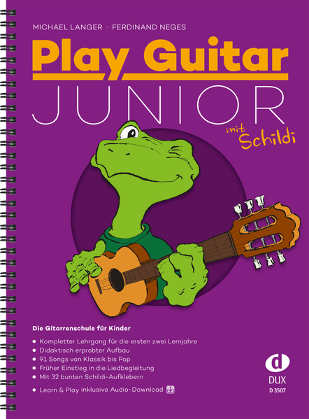 Play Guitar Junior mit Schildi